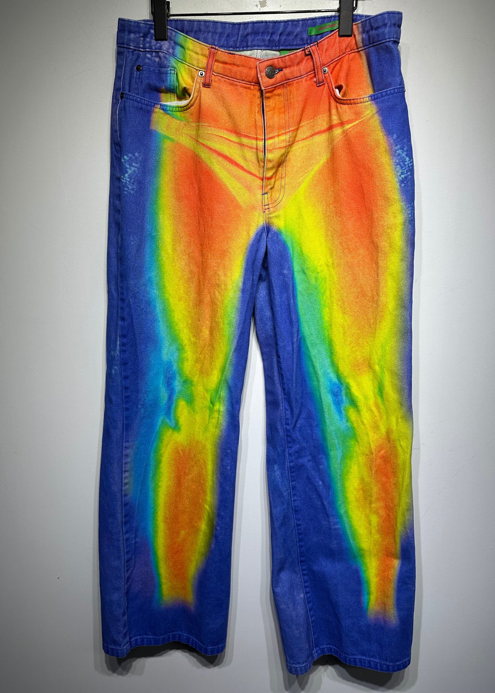 Sydney Jaded Rainbow Thermal Baggy Jeans Fem 36