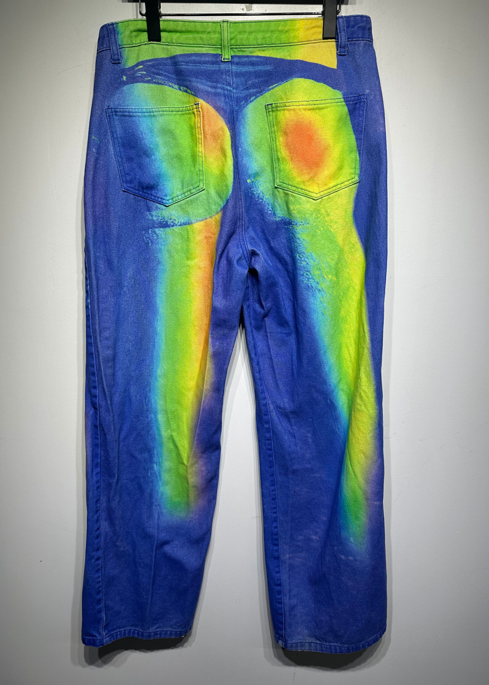 Sydney Jaded Rainbow Thermal Baggy Jeans Fem 36