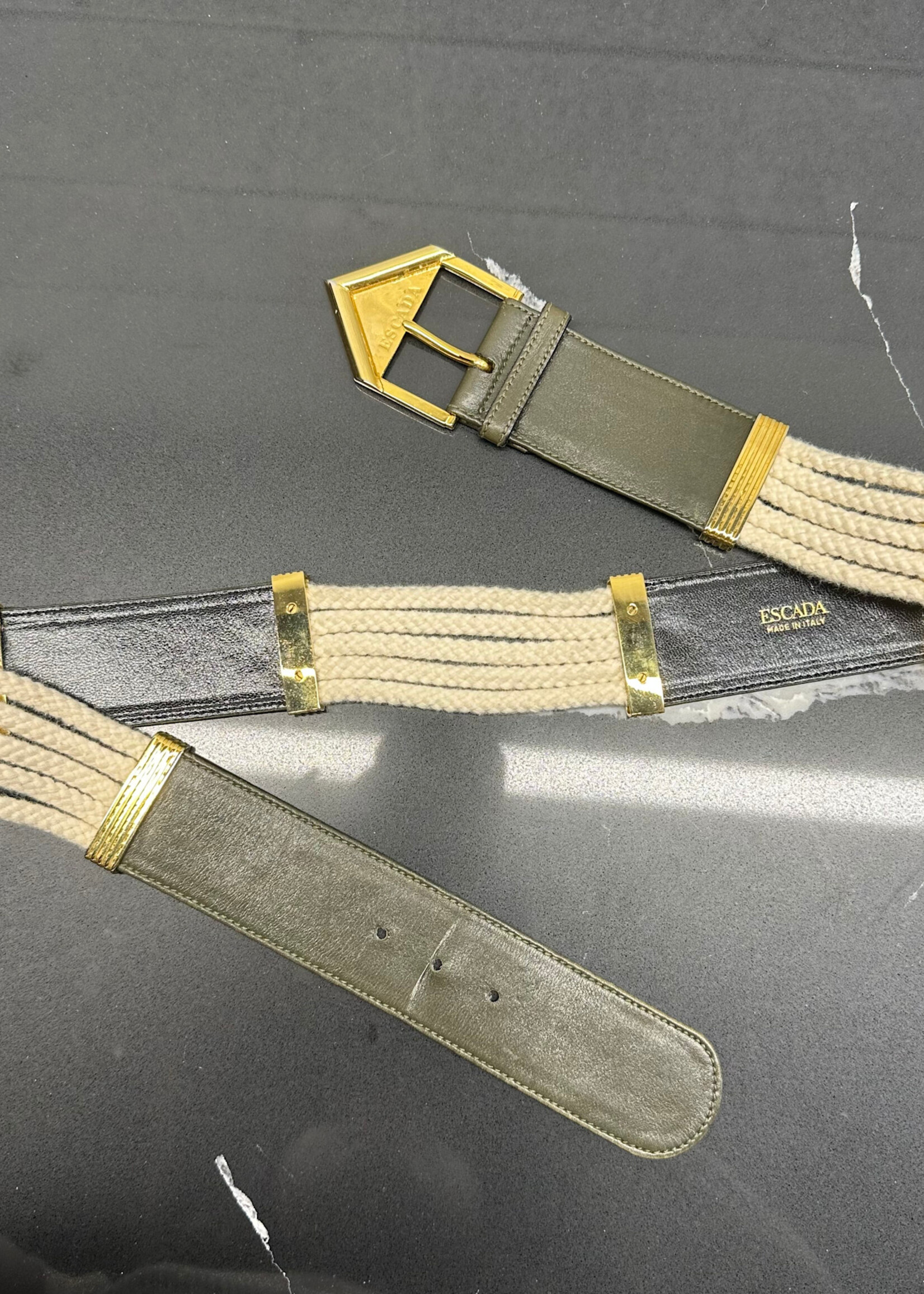 Escada Vintage Rope Belt