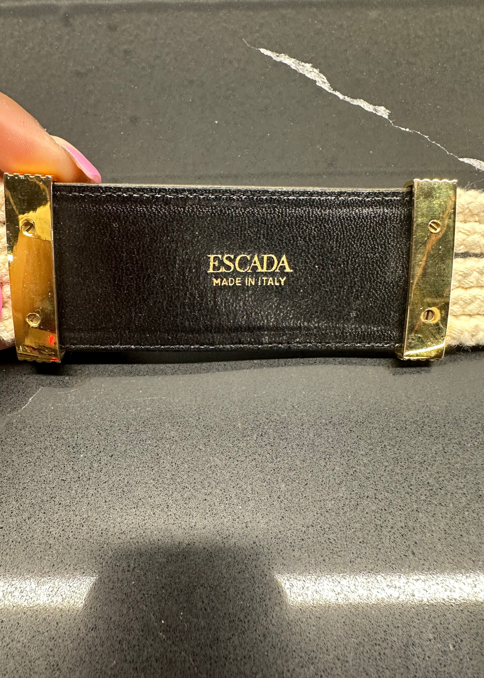 Escada Vintage Rope Belt