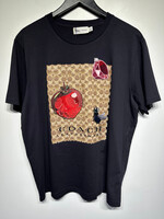 Disney x Coach Black Tee Fem XL