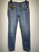 True Religion Orange Stitch Ricky Jeans Masc 30