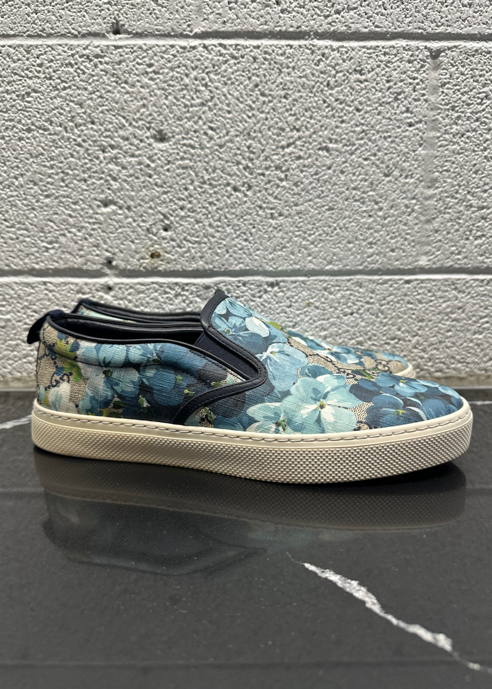 Gucci Floral Slip On Sneakers 8/Fits Masc 9