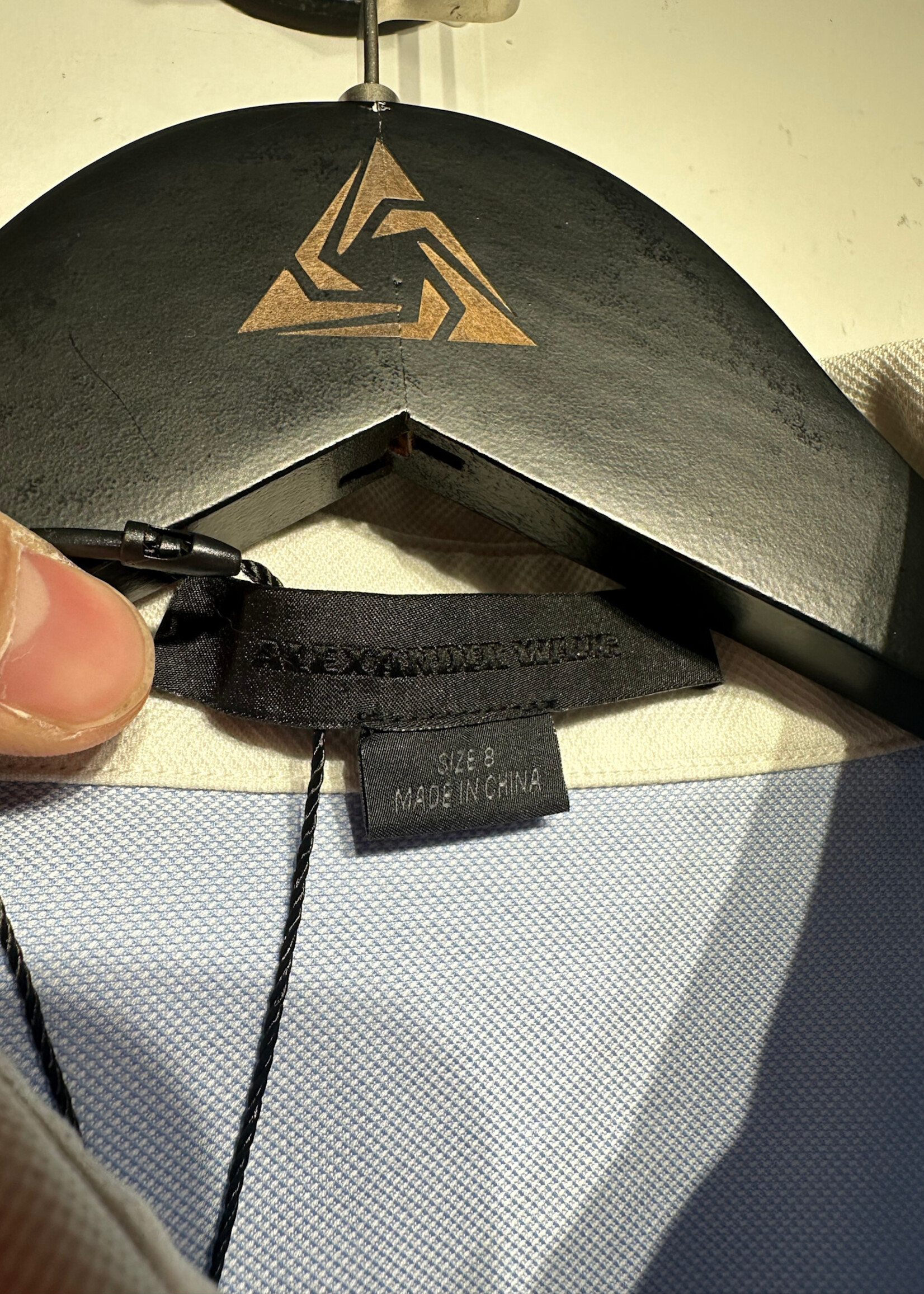 Alexander Wang Blue White Button Up M