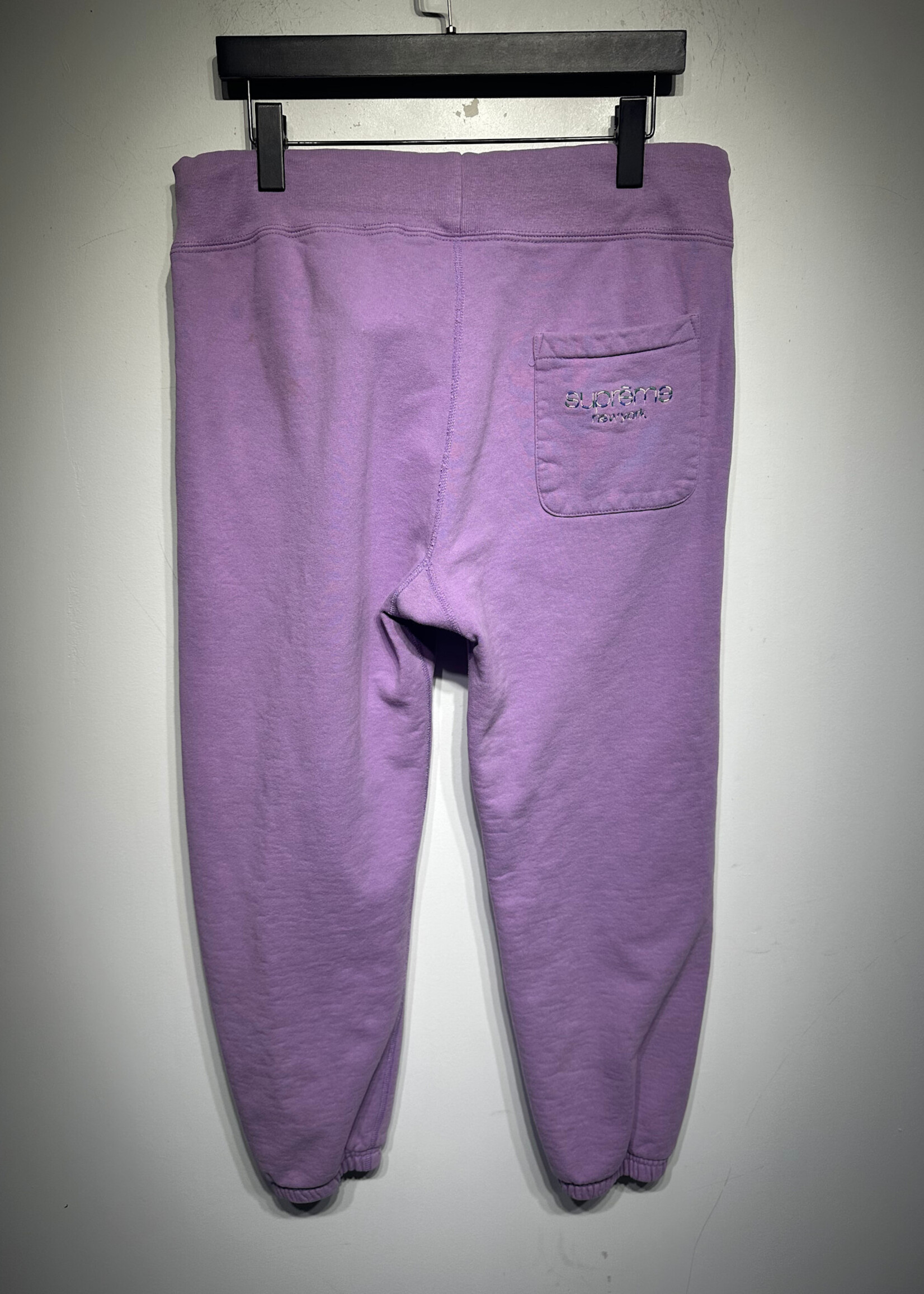Supreme Light Purple Logo Sweats S/30 AS IS