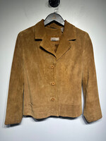 IE Brown Suede Blazer Fem M