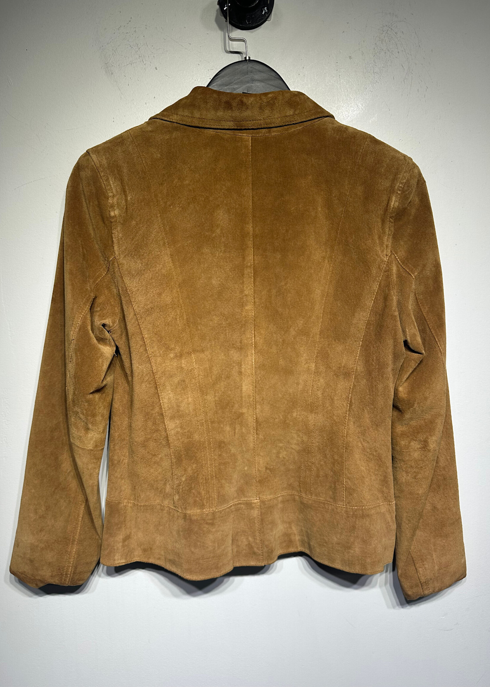 IE Brown Suede Blazer Fem M