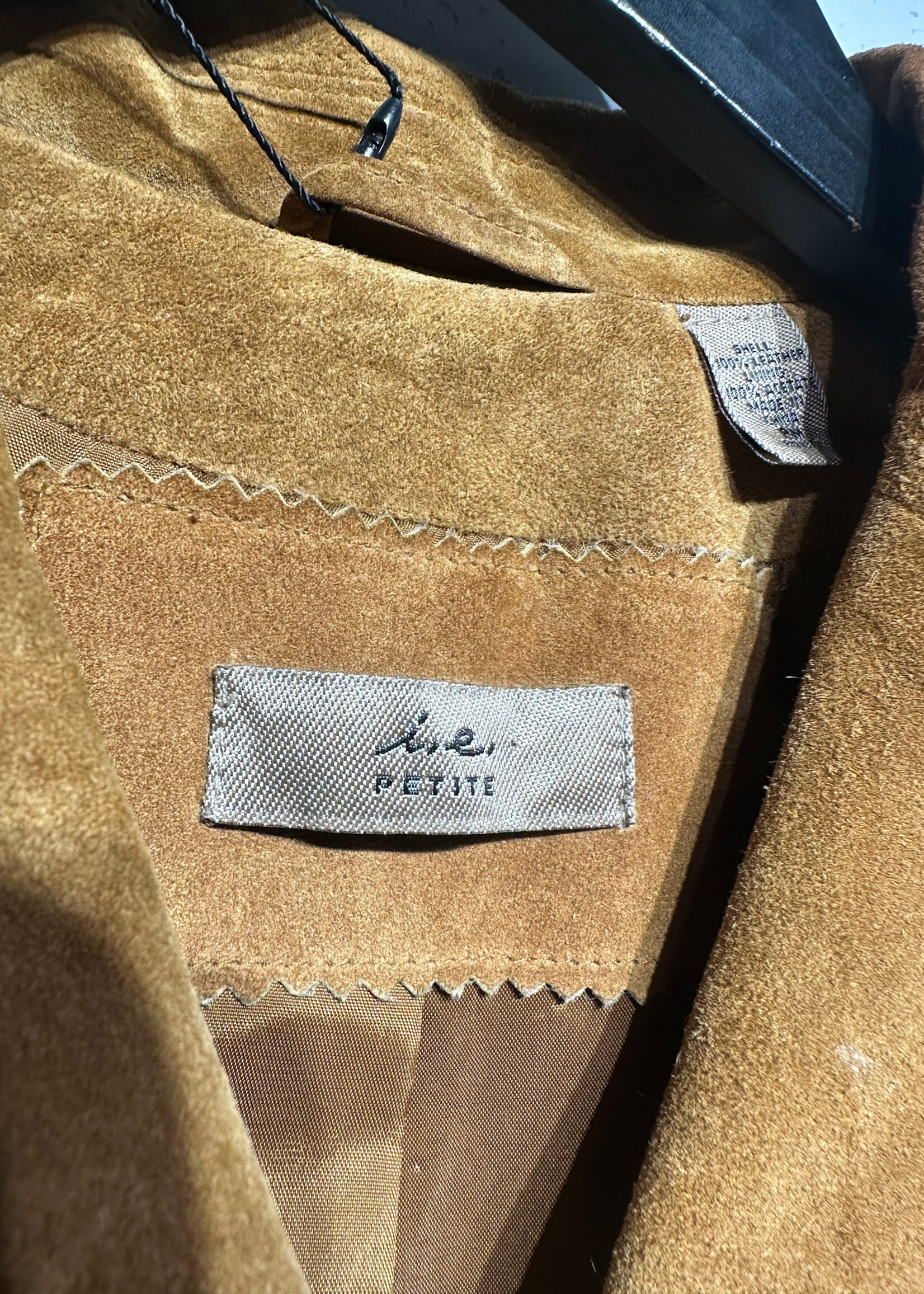 IE Brown Suede Blazer Fem M