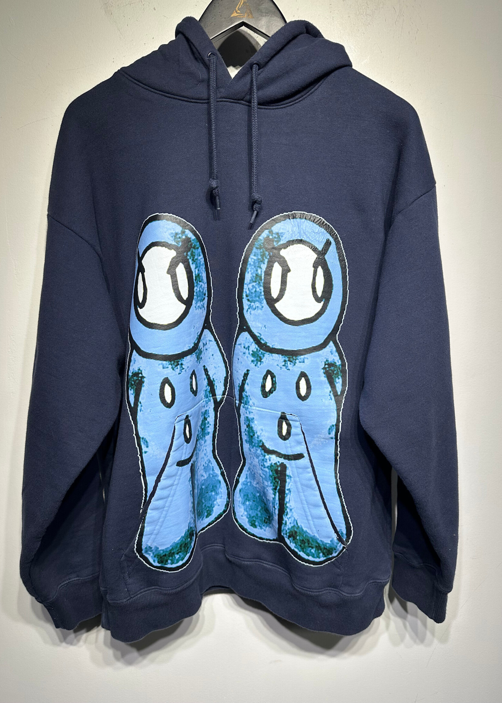 Fucking Awesome Navy Blue Light Blue Graphic L