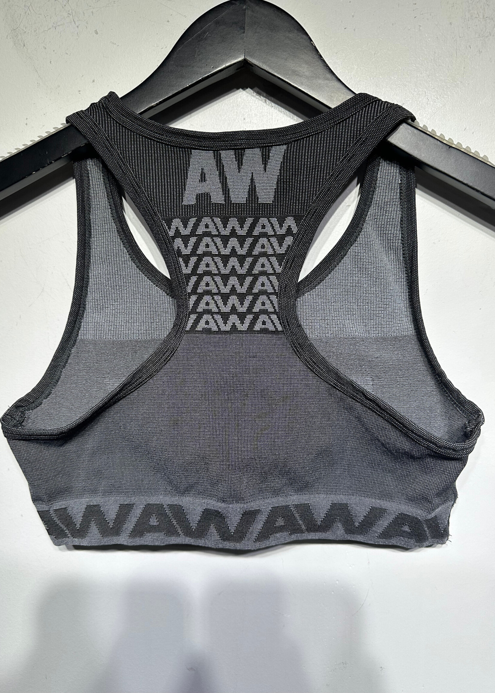 Alexander Wang Black Grey Sports Top S