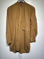 Helmut Lang Tan Camel 1/4 Button Dress XS AS IS