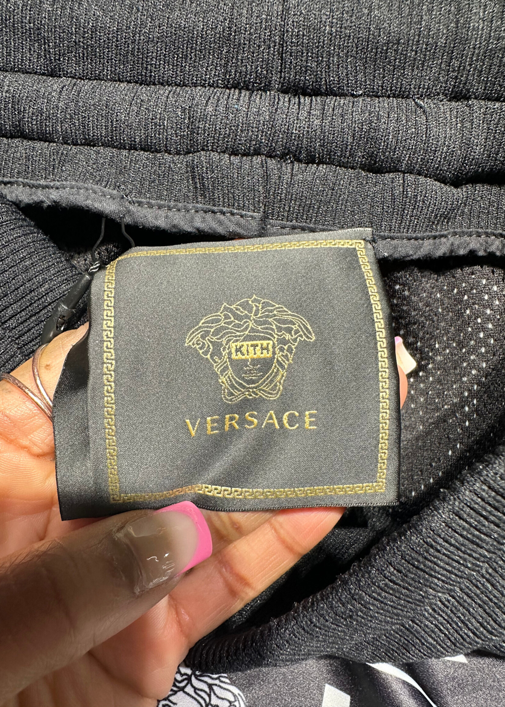 Kith x Versace Black White Logo Shorts 29-31
