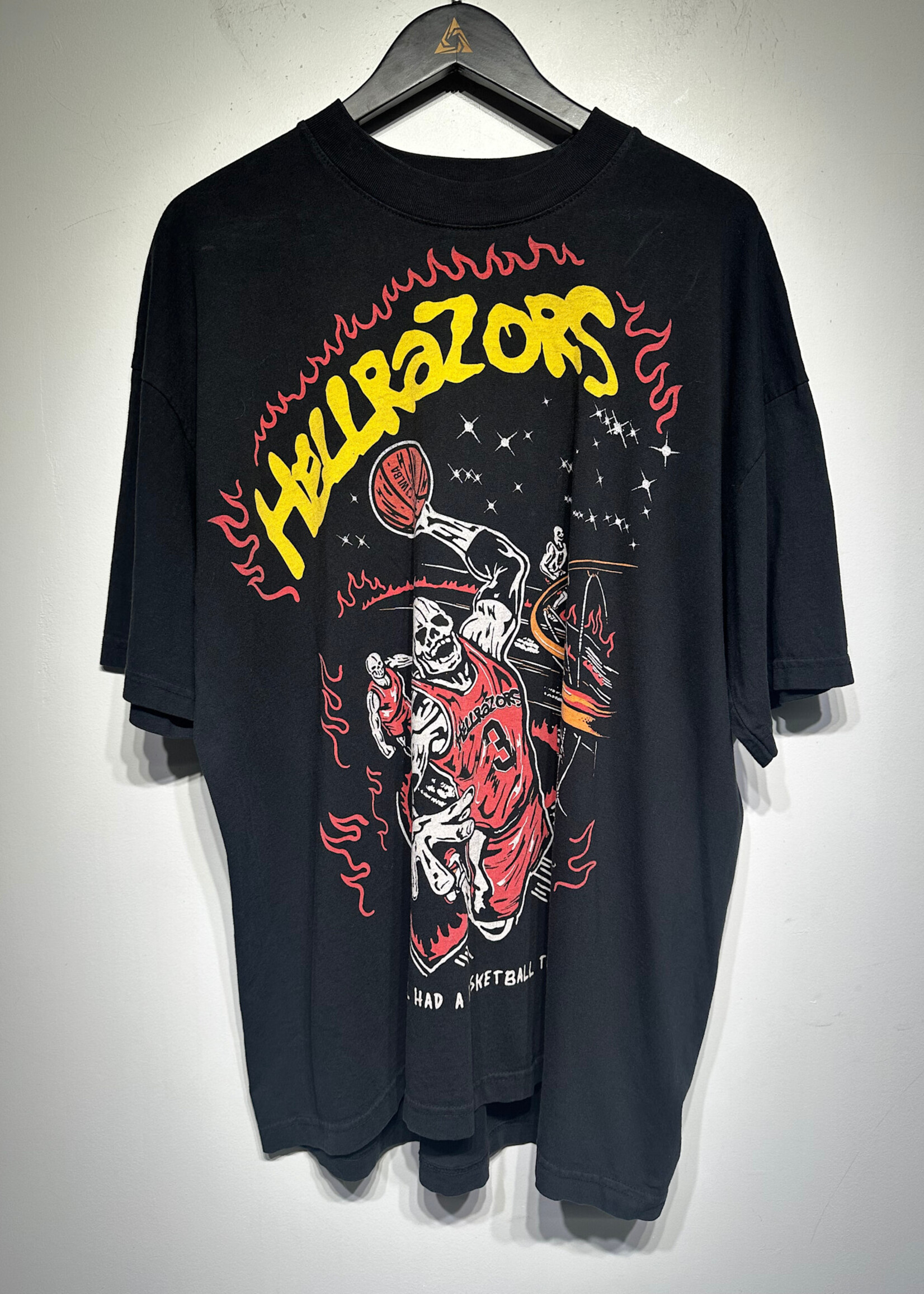 Warren Lotus Hellrazors Black Tee As Is XL