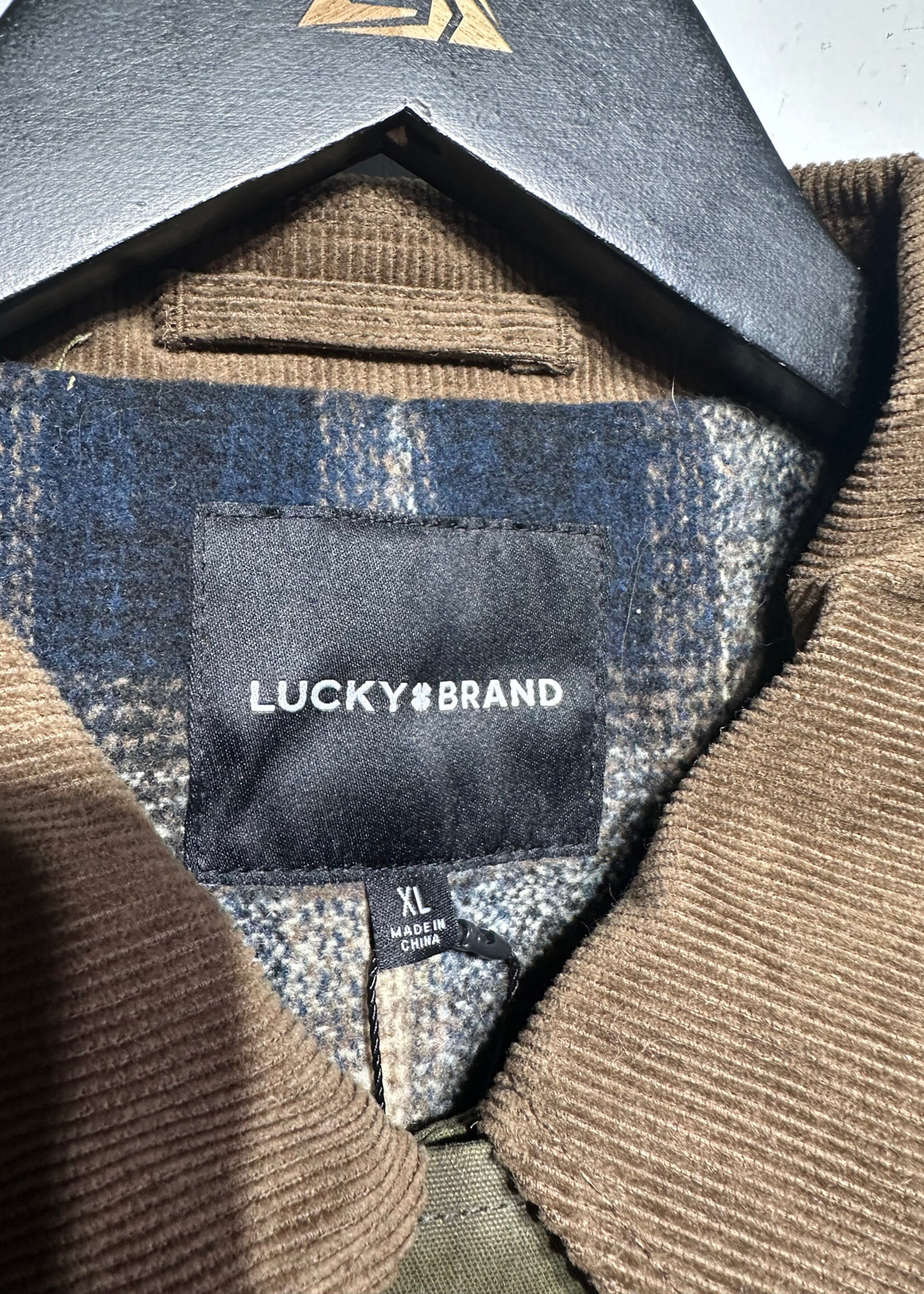 NWT Lucky Brand Green Waxed Barn Jacket XL