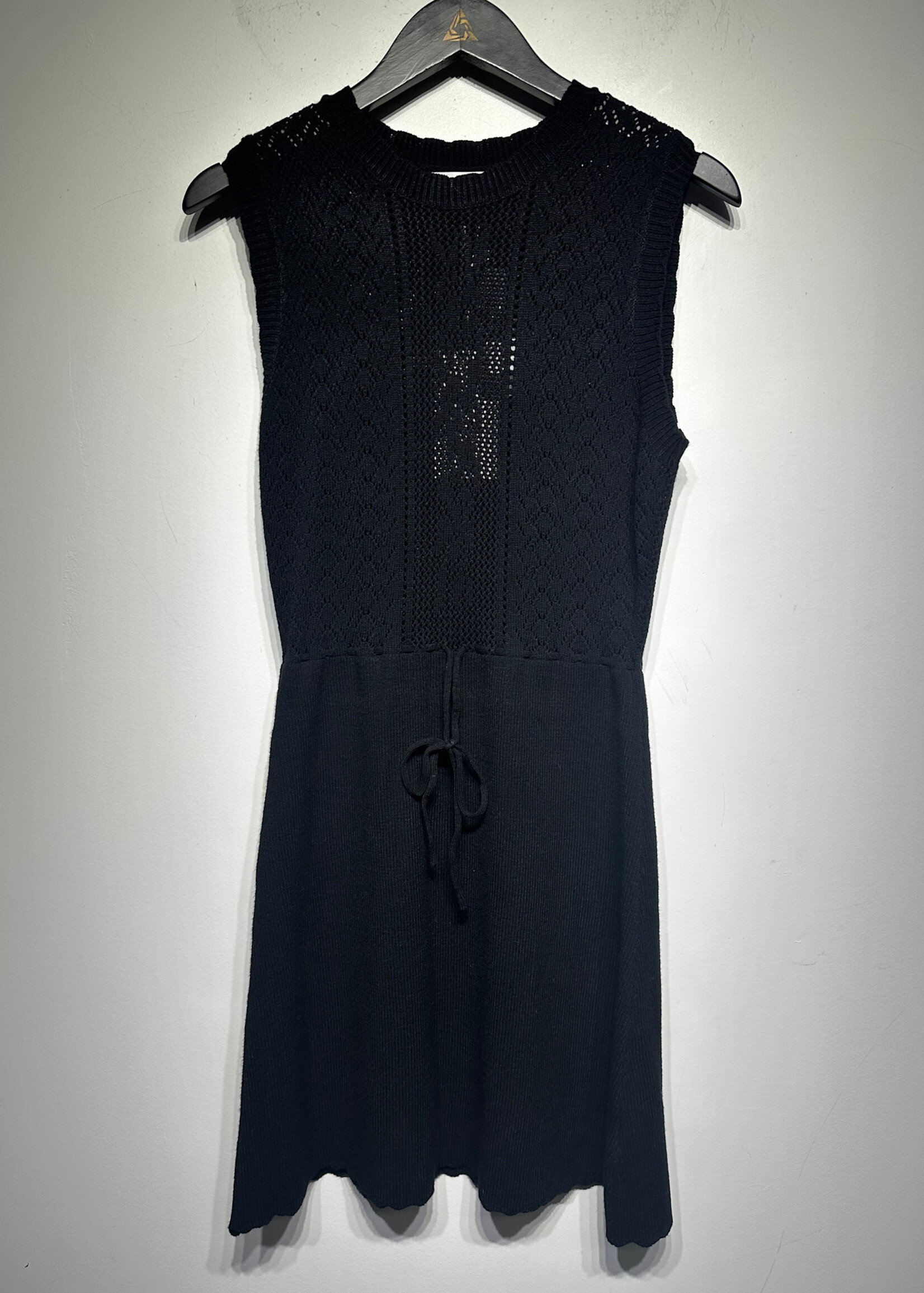 NWT Revolve Heart Loom Black Knit Dress M