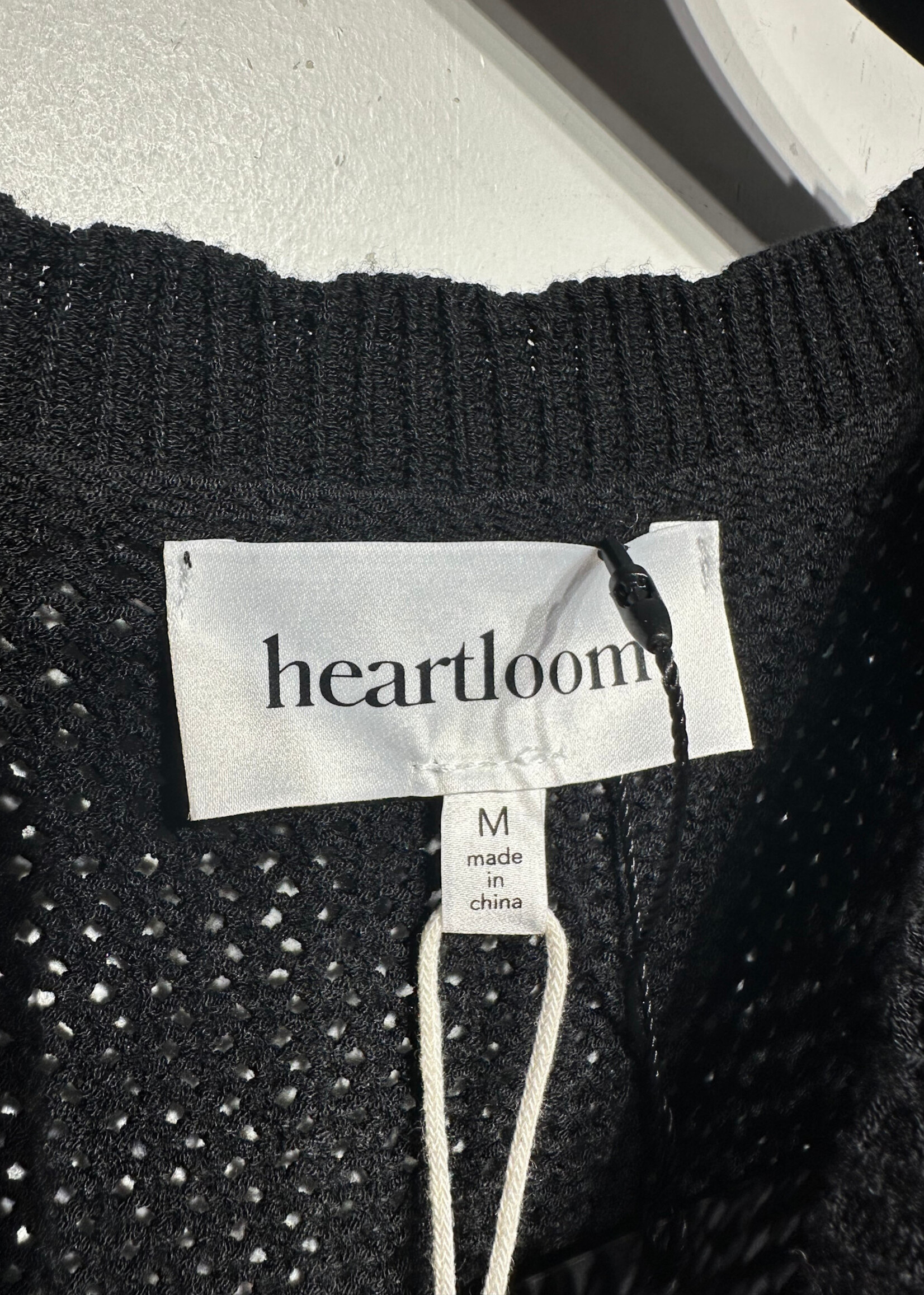 NWT Revolve Heart Loom Black Knit Dress M