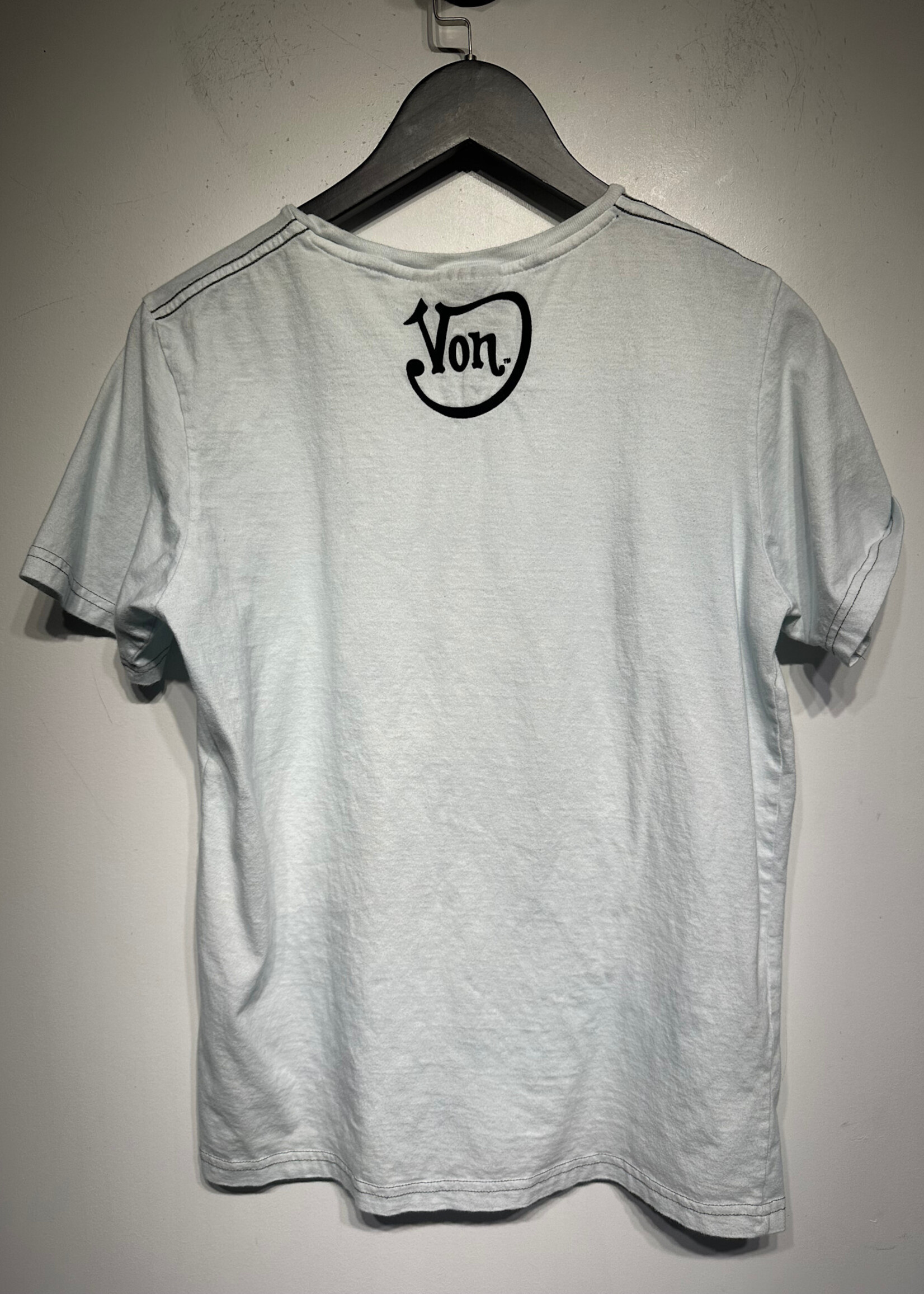 Von Dutch Not Rebel White Tee M
