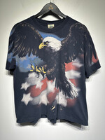 Liquid Blue 06' Eagle American Flag Tee XL AS IS