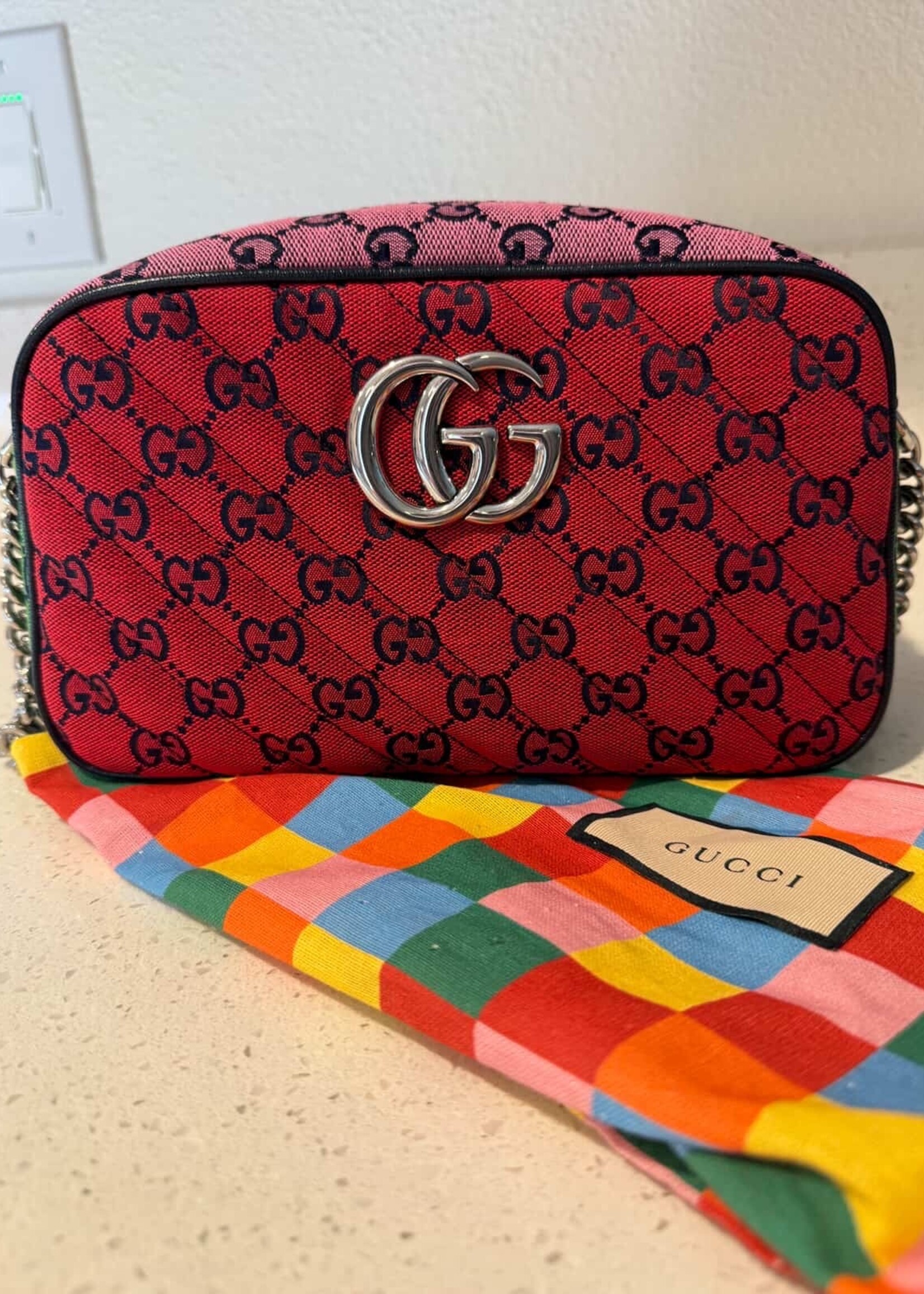 Gucci Multicolor Limited Edition Marmont Crossbody