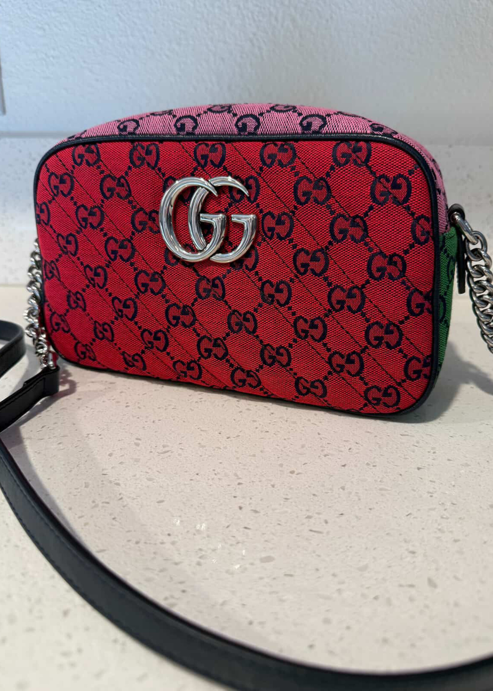 Gucci Multicolor Limited Edition Marmont Crossbody