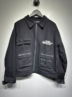 Circulate Black Cargo Pocket Crop Jacket L