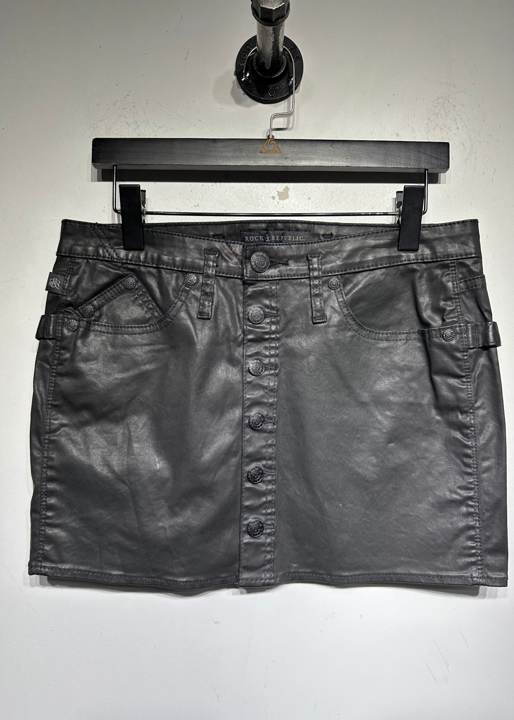 Rock Republic Waxed Mini Skirt 30