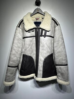 Tommy Grey Shearling Bomber Masc XXL