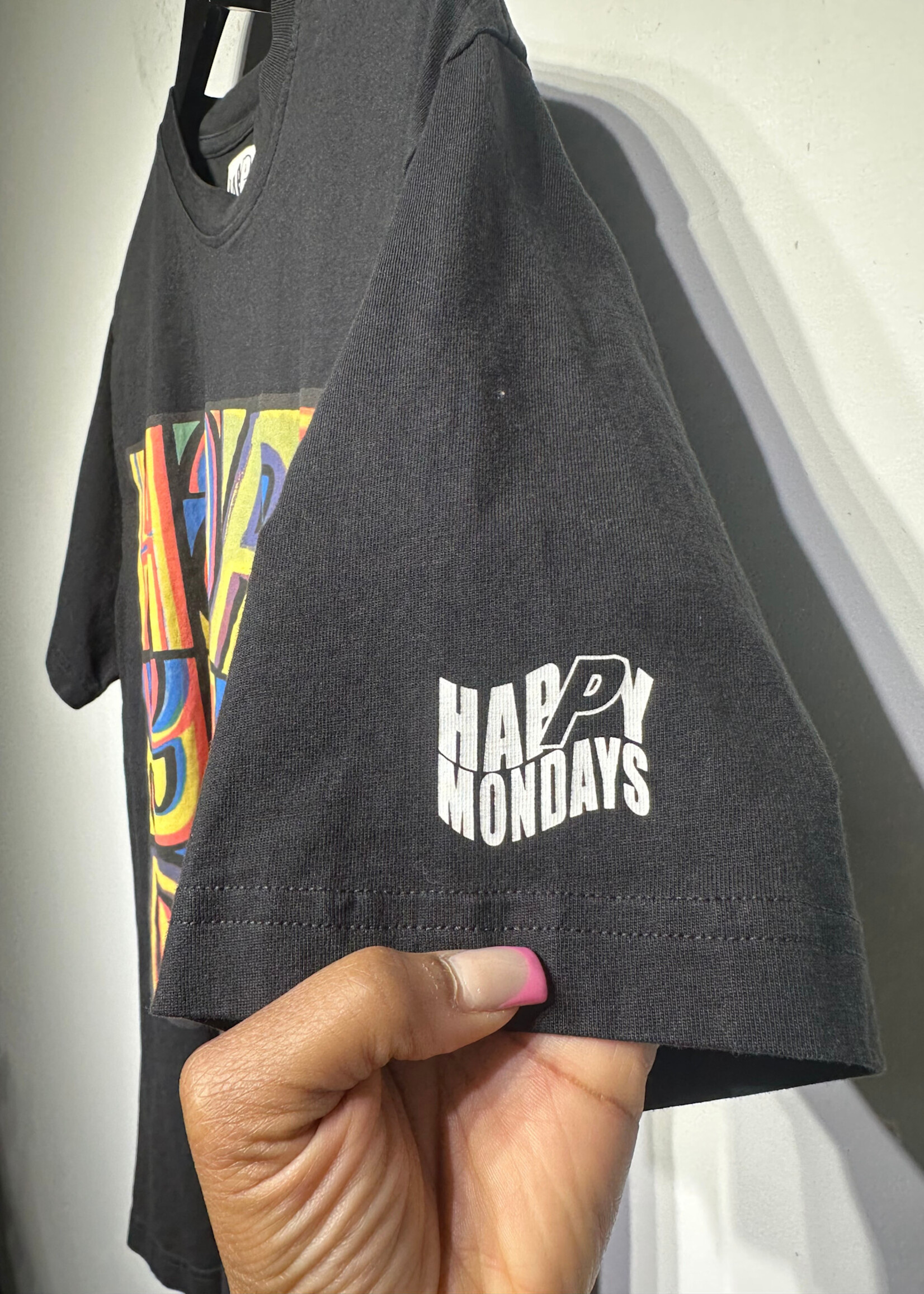 Palace Happy Mondays Black Tee M