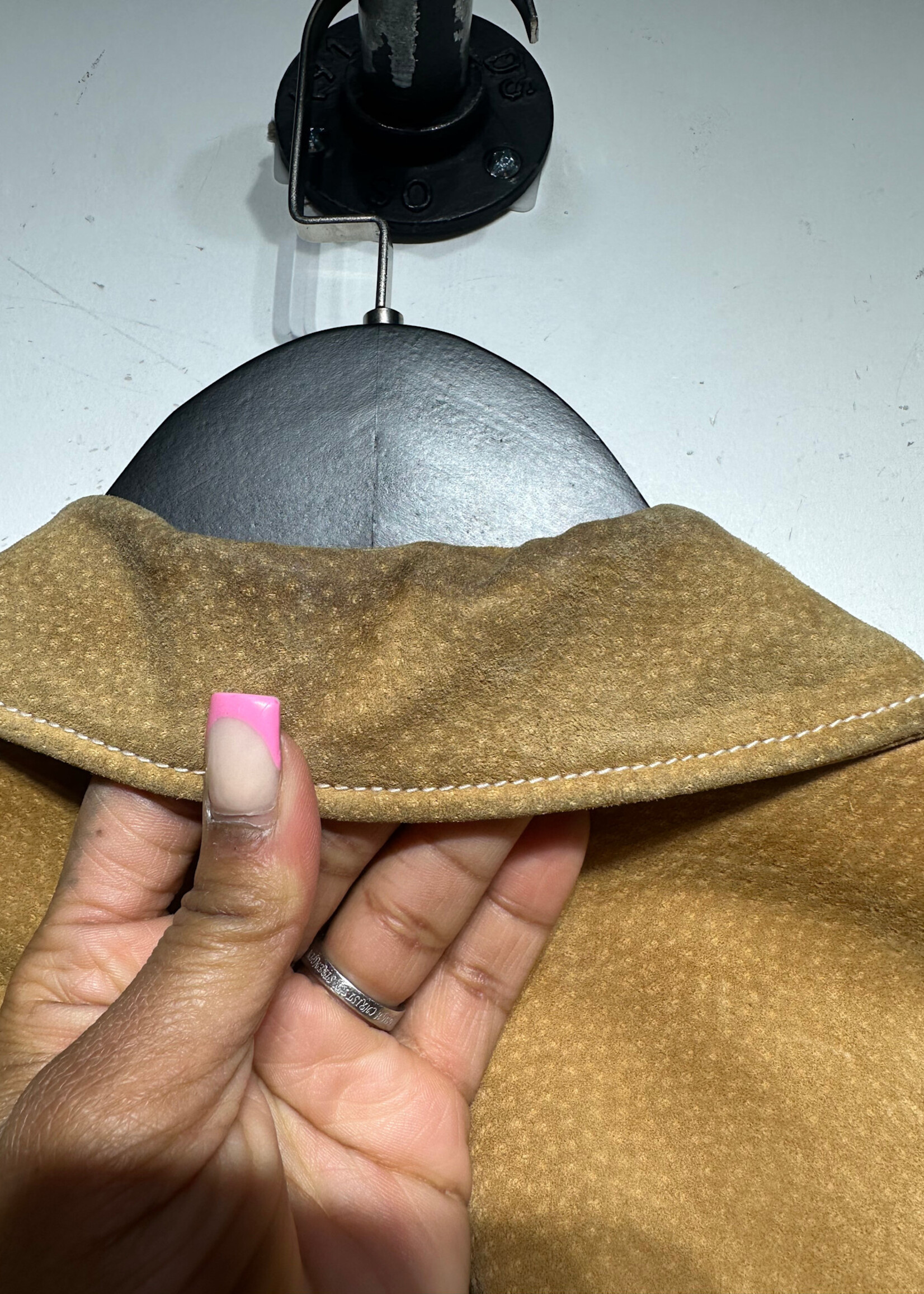 M JULIAN YELLOW LEATHER JACKET AS IS XL