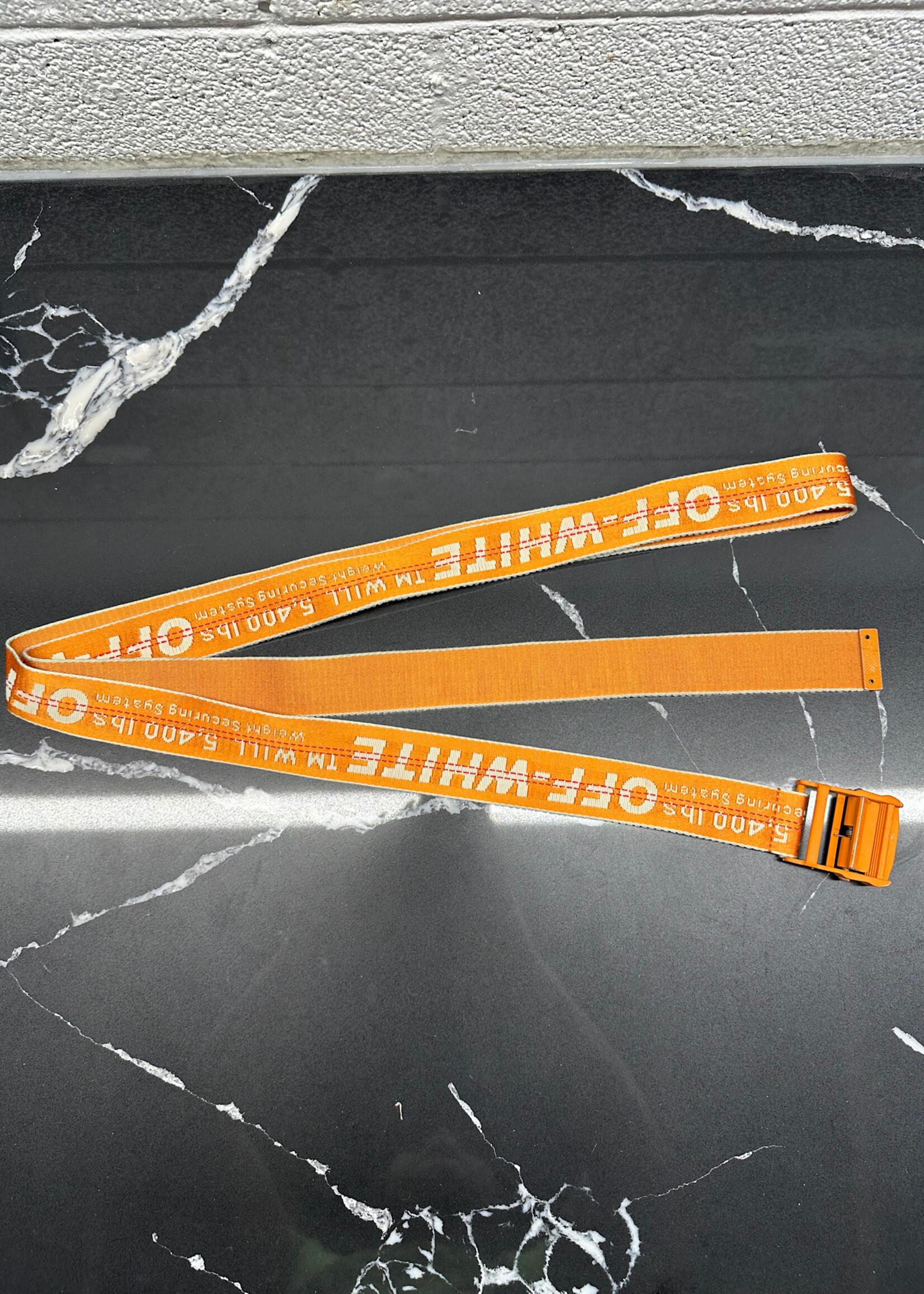 Off-White Orange Industrial Belt