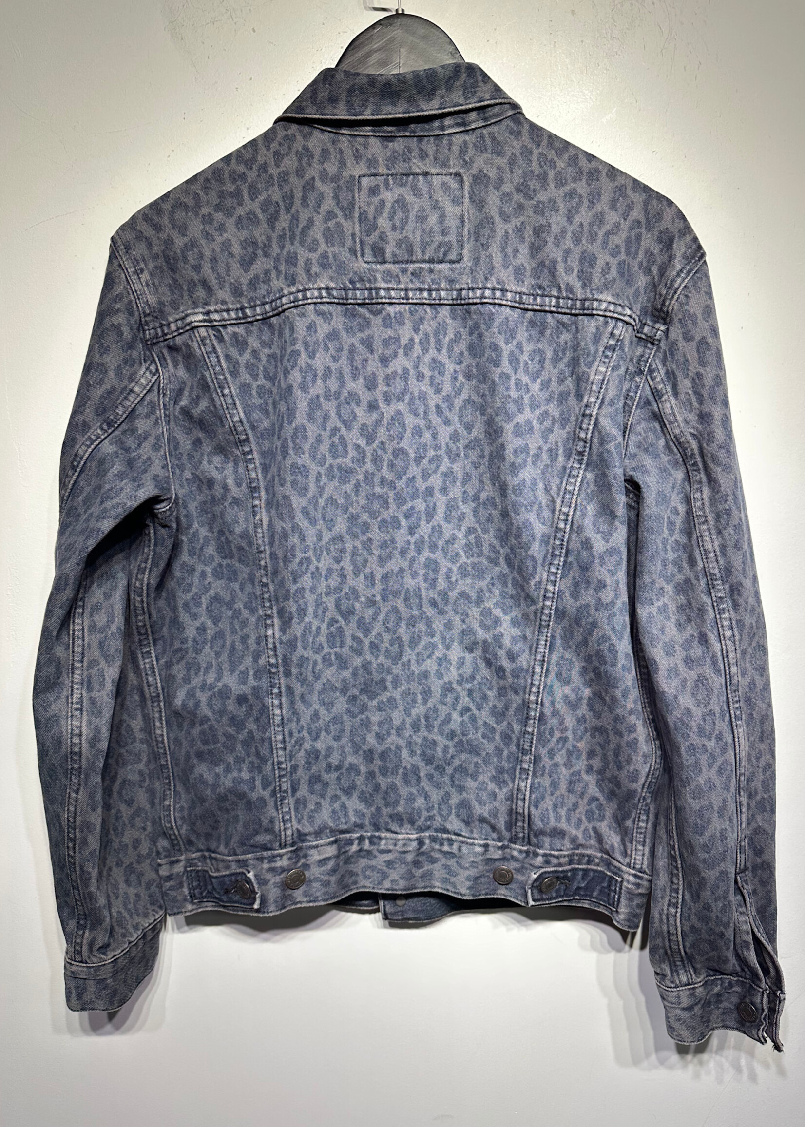 Levi's Dark Cheetah Print Trucker Jacket Masc M