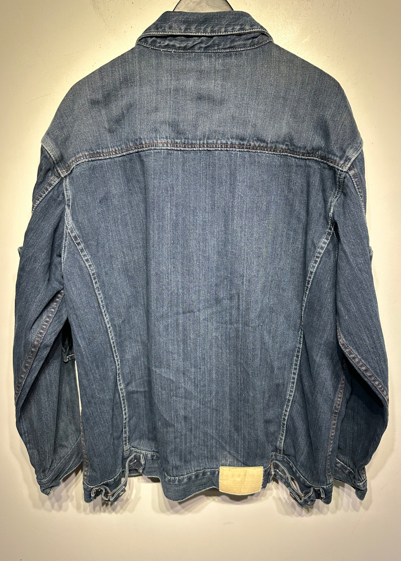 Enyce Dark Wash Multi Pocket Denim Jacket Masc XL
