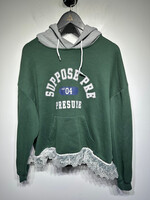 Suppose Rework Lace Trim Hoodie Fem M/L