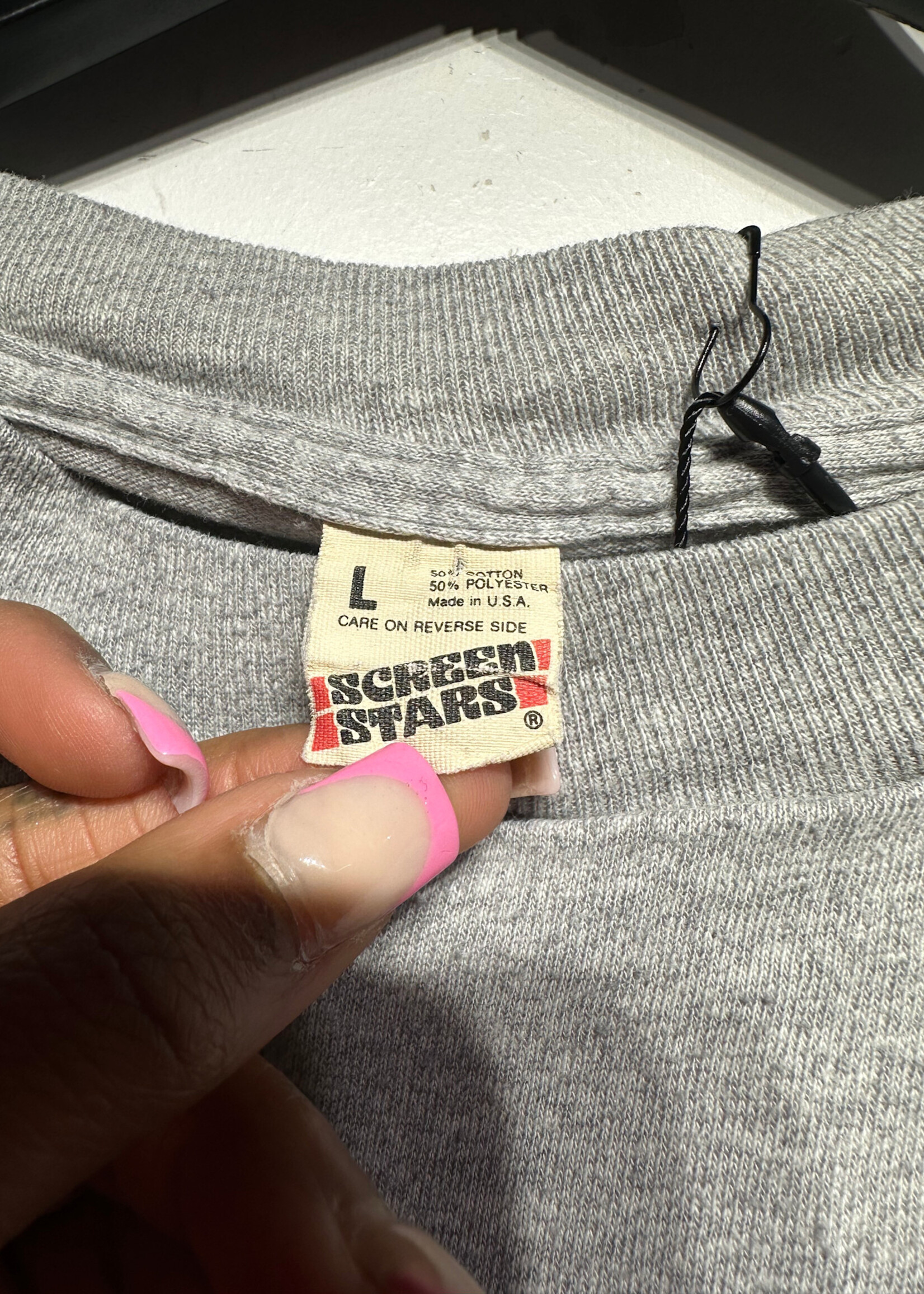 Vintage NY Statue Of Liberty Union Tee Masc L