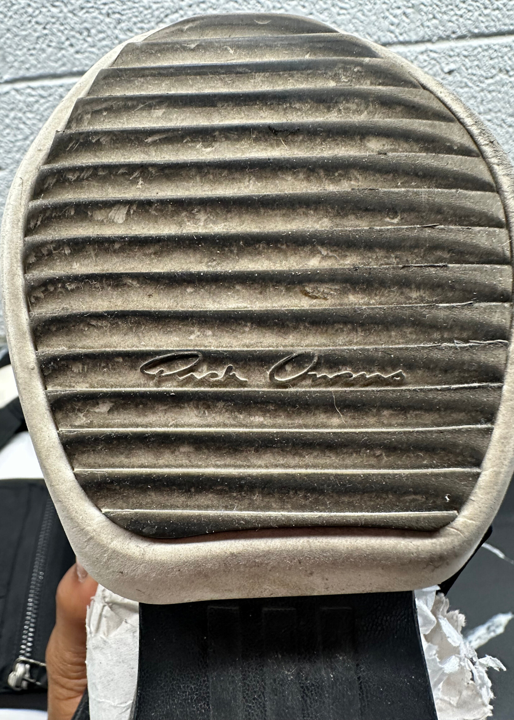 Rick Owens Nylon Cutout Sandals Fem 8.5