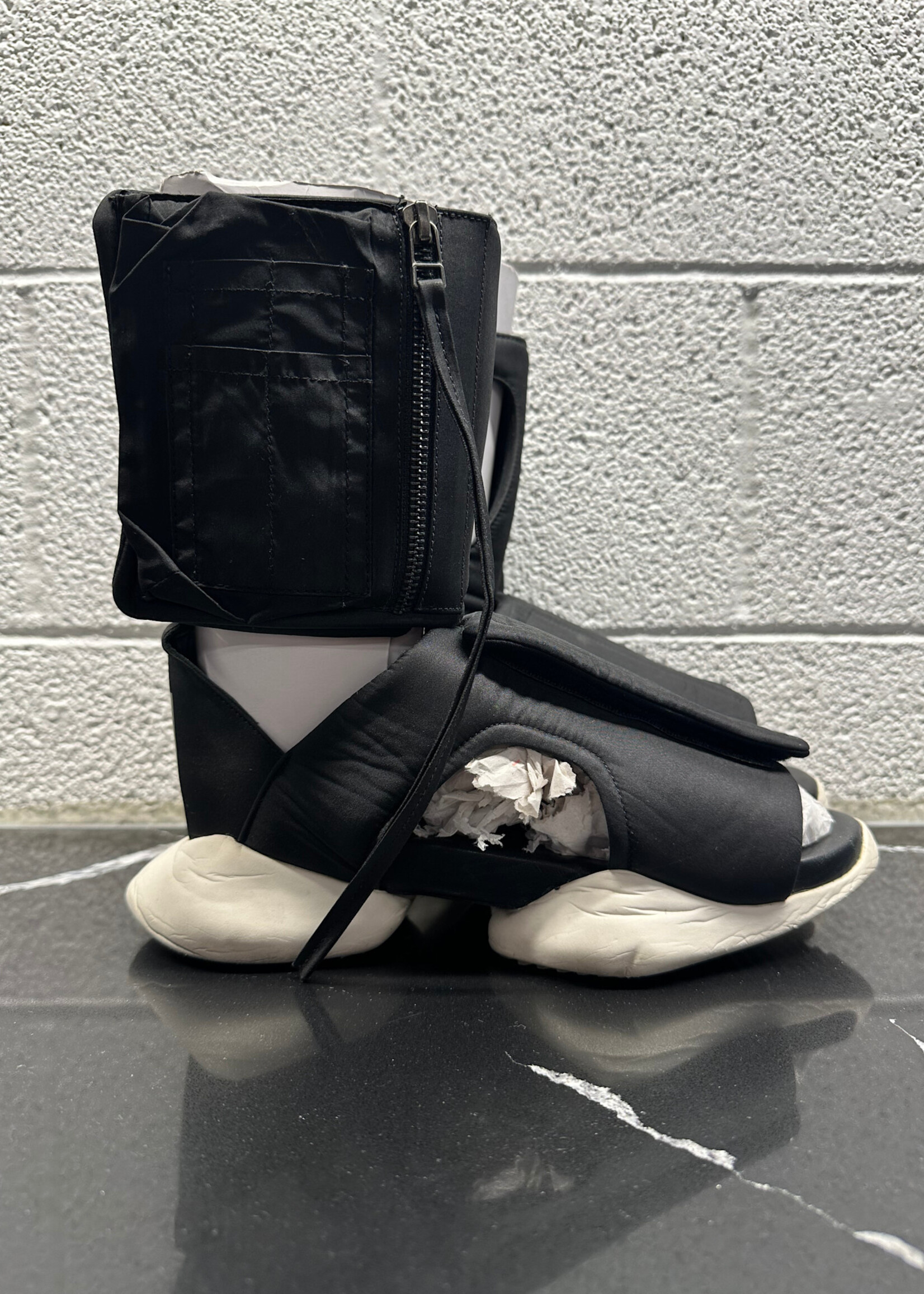 Rick Owens Nylon Cutout Sandals Fem 8.5