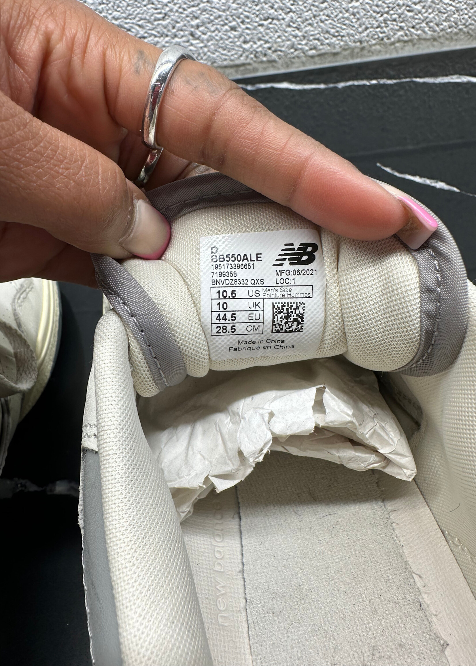 New Balance ALD Grey White Masc 10.5