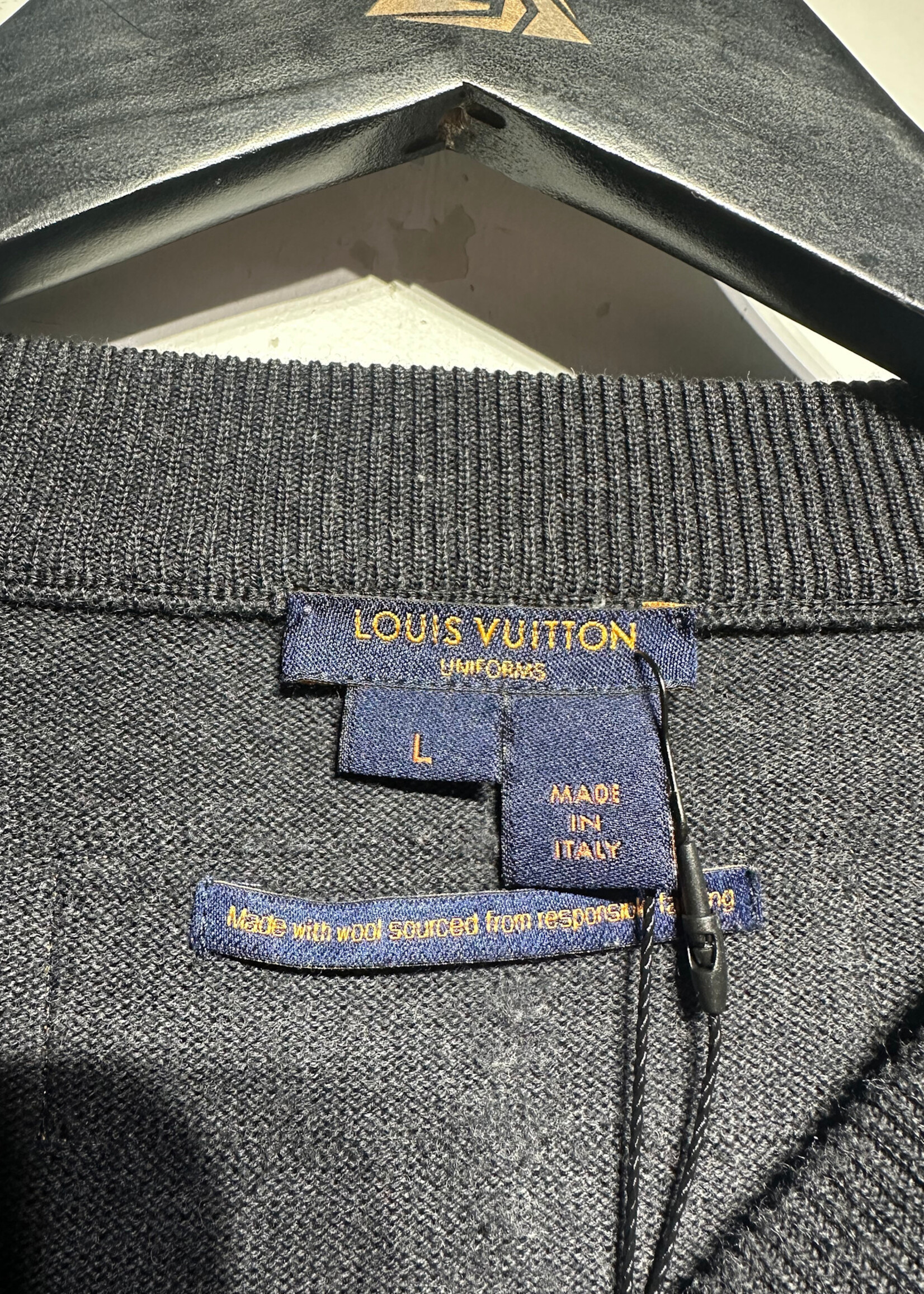 Louis Vuitton Uniform Dark Grey Sweater L