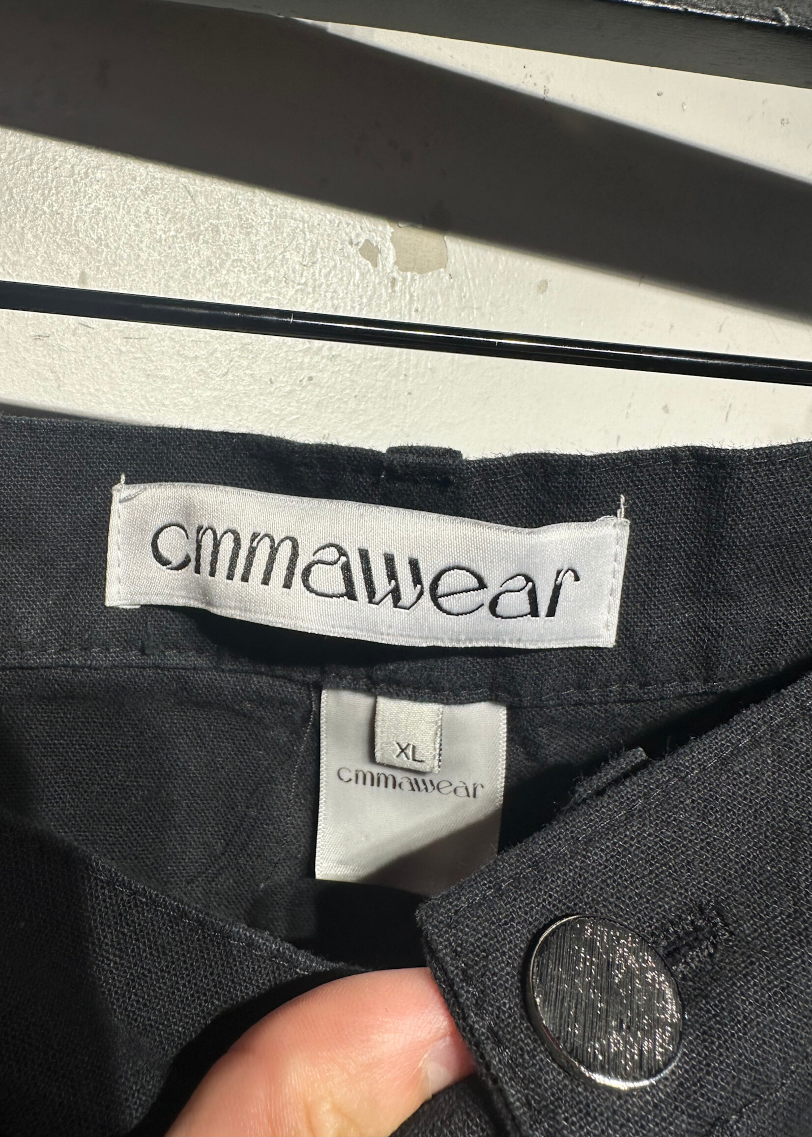 CMMAWEAR Black Double Knee Pants Masc 34