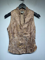 Georgiou Studio Beige Floral Vest S