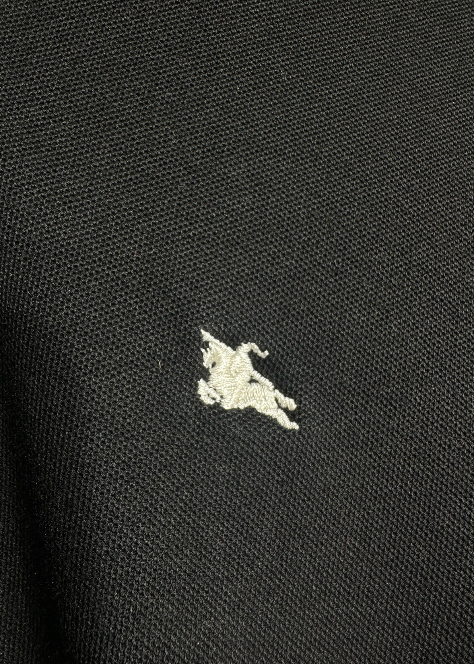 Y2K BURBERRY BLACK COLLARED SHIRT M