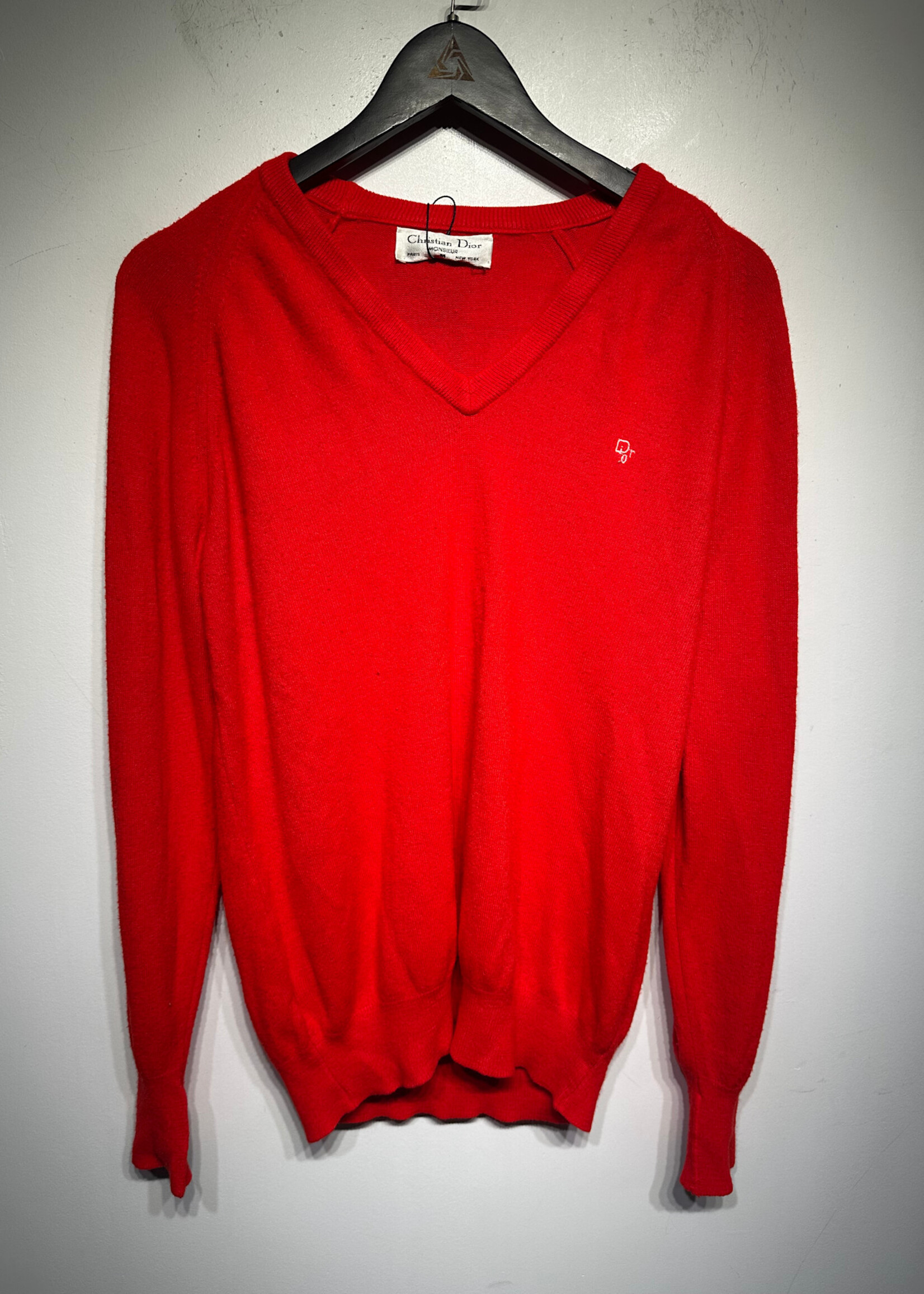 Dior Bright Red LS Sweater M