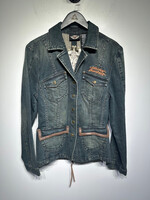 Harley Davidson Studded Denim Jacket L