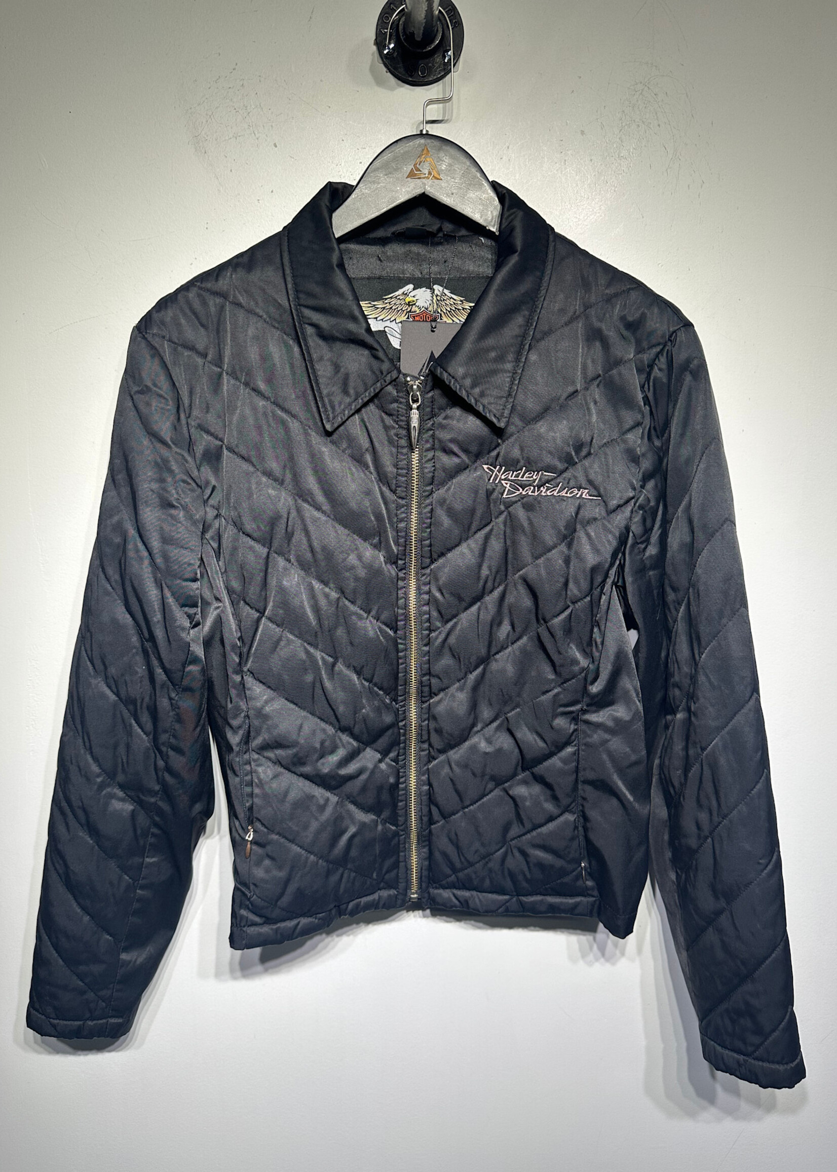 Harley Davidson Black Qulited Jacket S/M