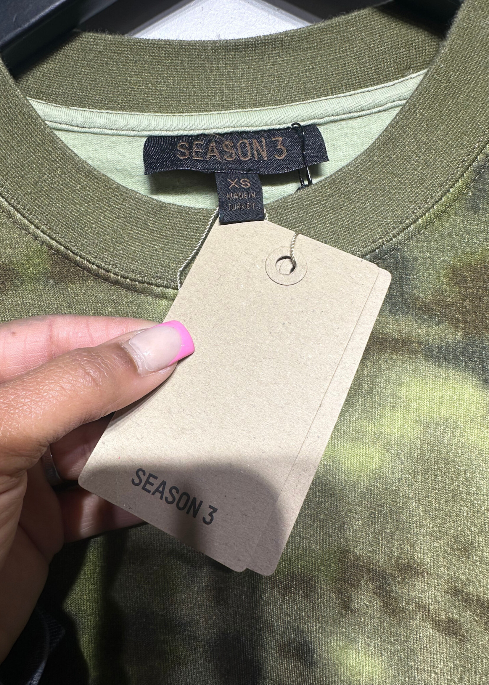 NWT Yeezy Season 3 Green Camo Tee XS