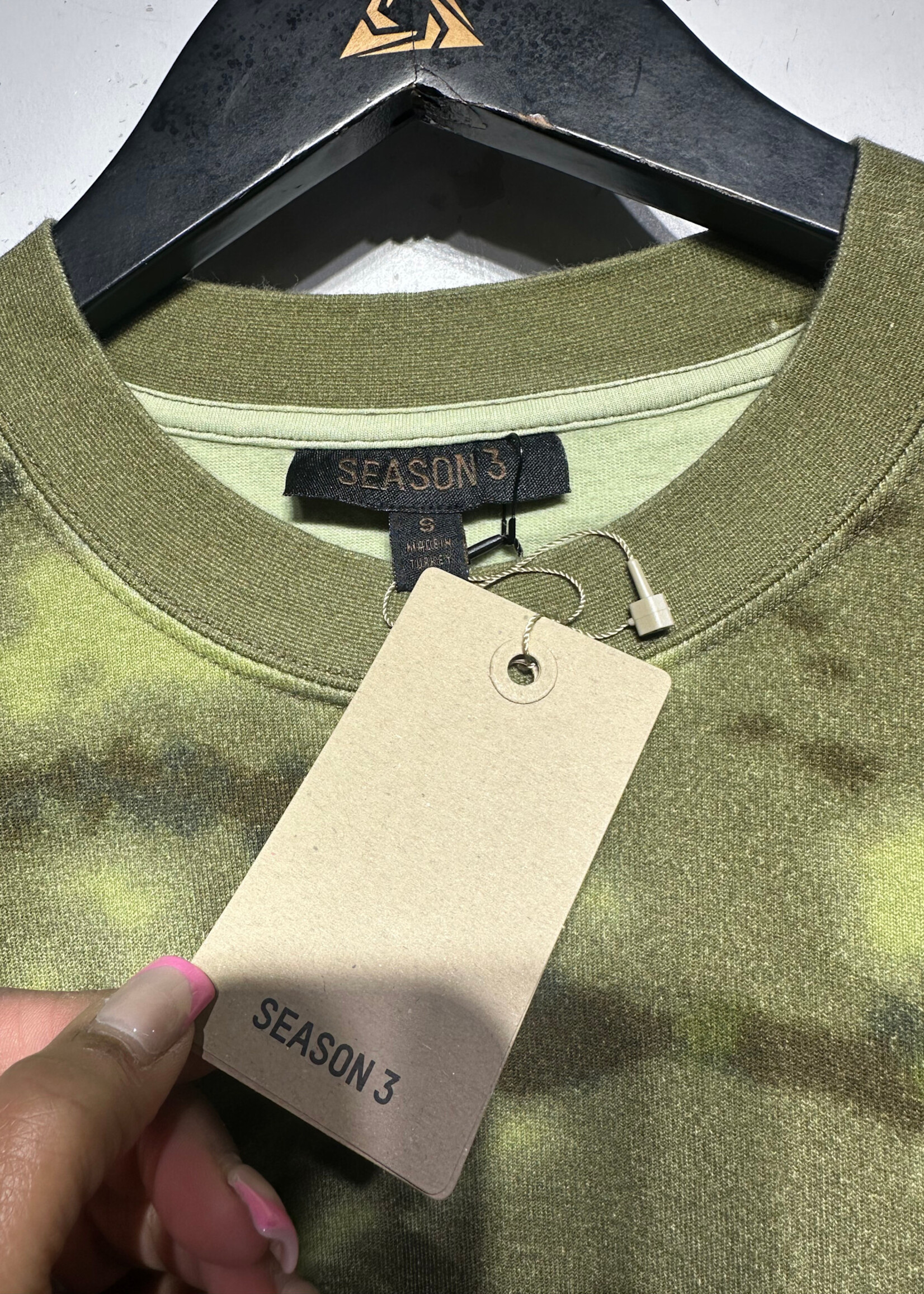NWT Yeezy Season 3 Green Camo Tee S