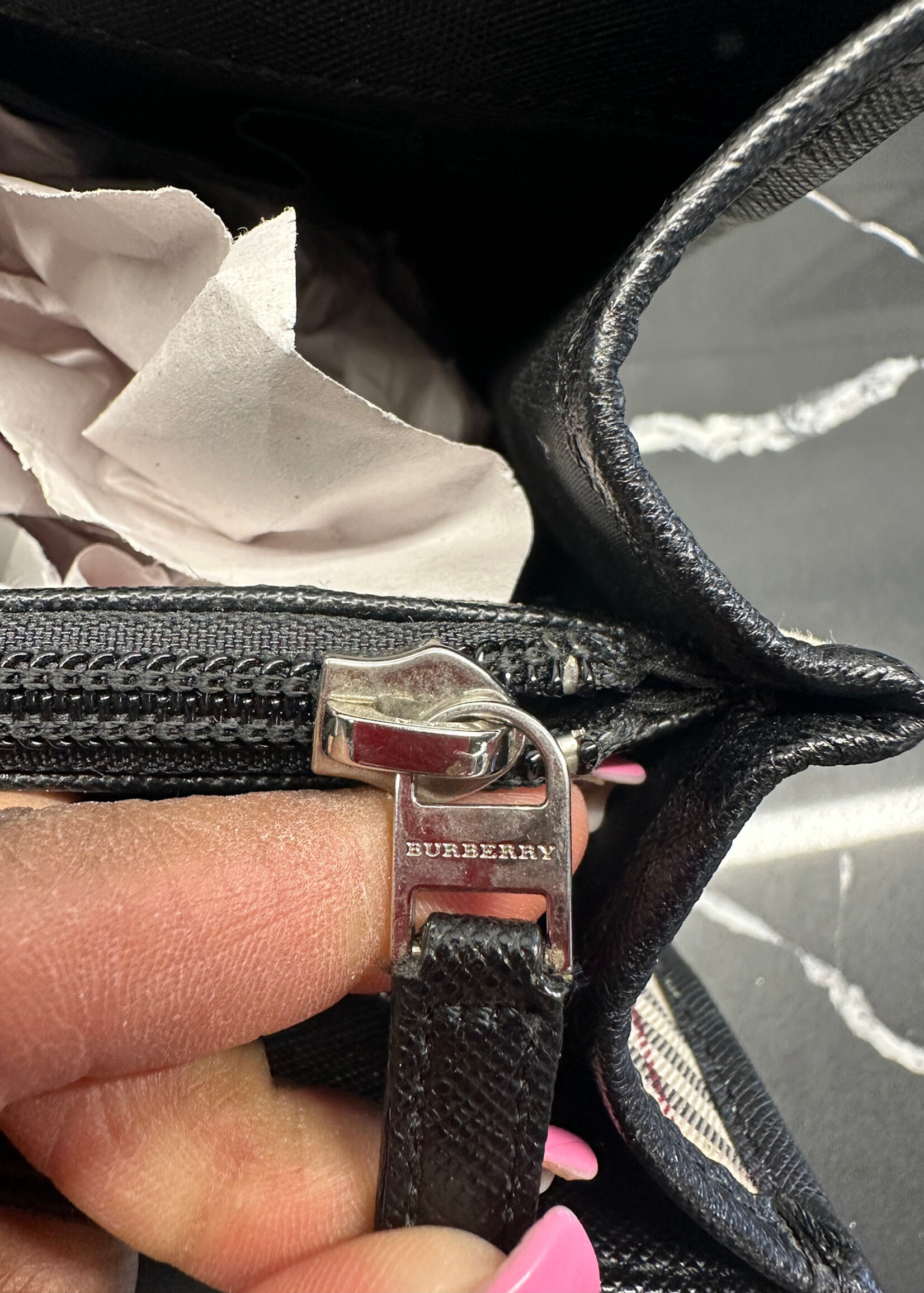 Burberry Nova Check Rectangle Purse