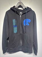 Code Orange Black Zip Hoodie L