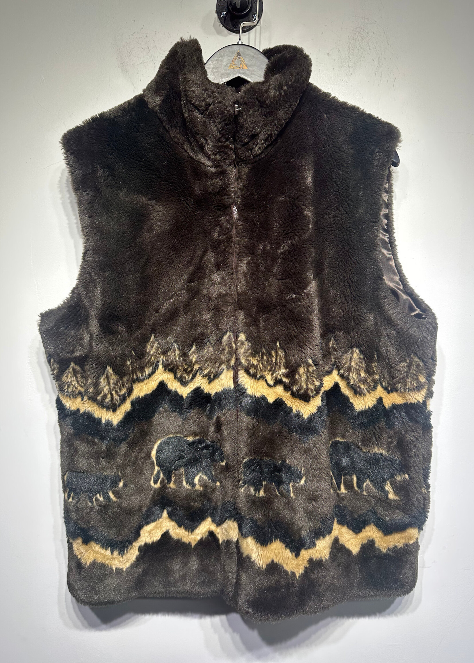 Northern Lifestyles Brown Fleece Vest L