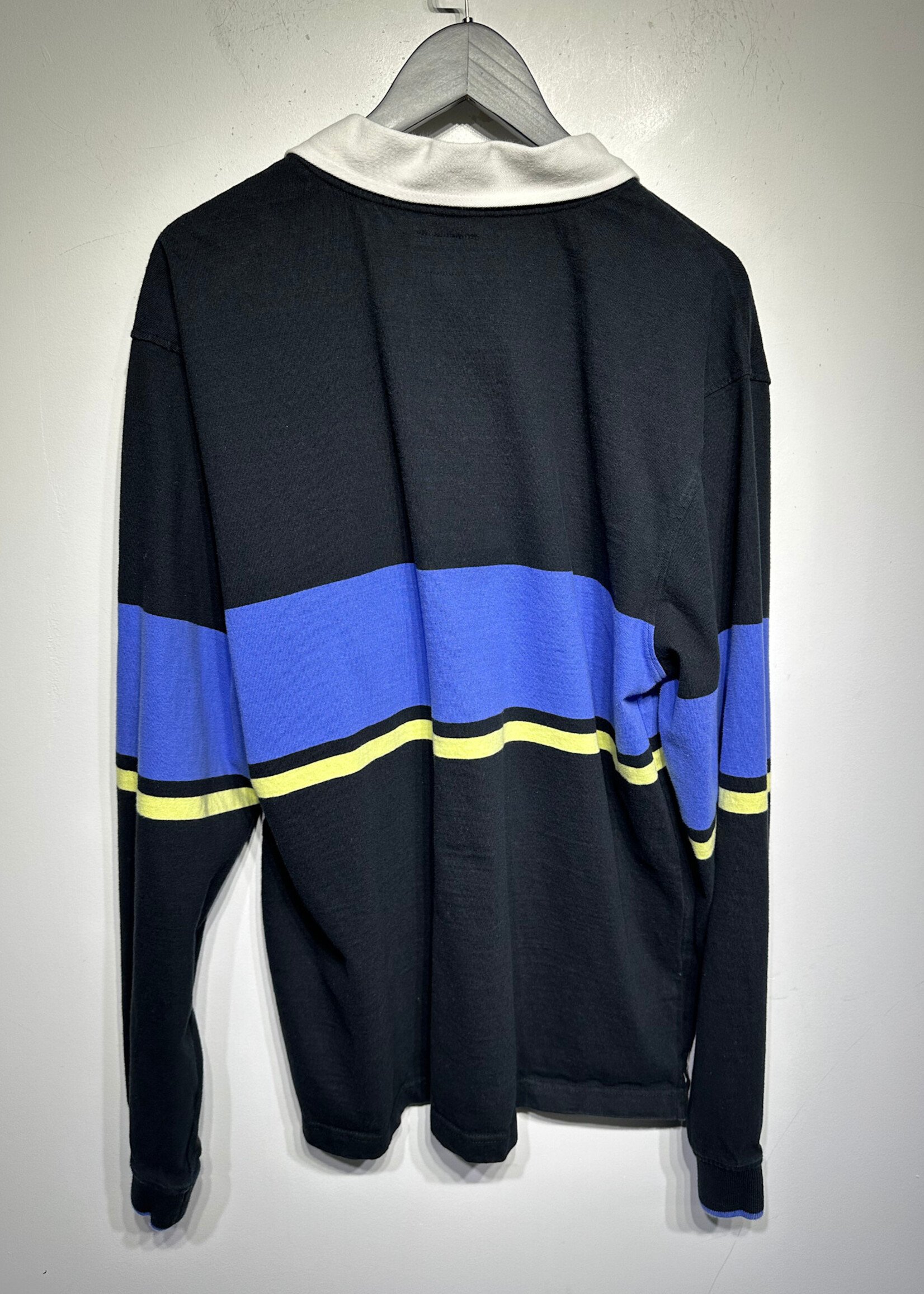 STUSSY RUGBY TWO TONE L/S POLO XXL